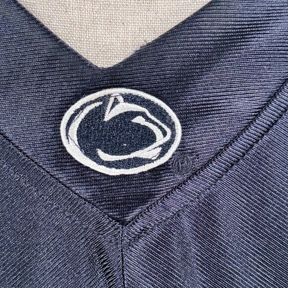 Colosseum Penn State Nittany Lions Football 14 Jersey Men Small Navy Blue V-Neck - Picture 2 of 11